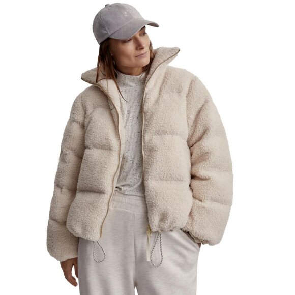 Varley Wilkins Sherpa Puffer Jacket Sandshell